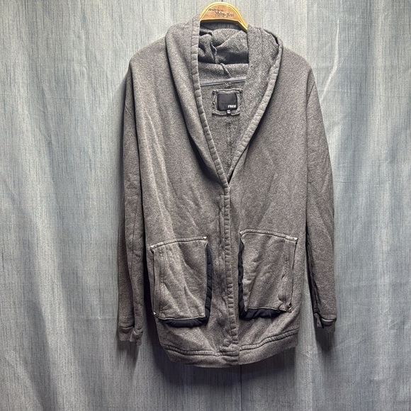 🇺🇸 Aritzia Wilfred free long sleeve jogger material zip up sweater size XXS - Picture 2 of 7